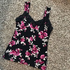 Lacy and Floral Camisole
